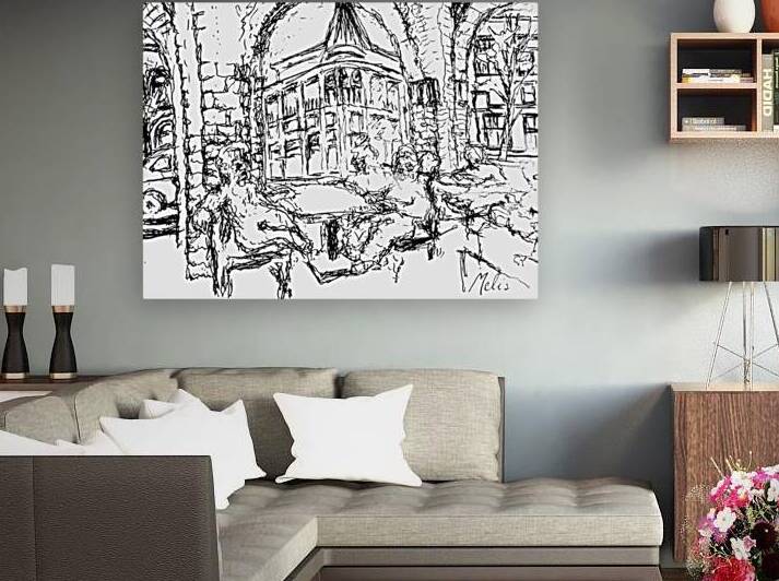 Weatherford Hote   Flagstaff   Black and White by Marc Melis