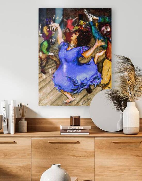 RE96F3 1 --- blueish-purple --- 36 x 48 by Marc Melis