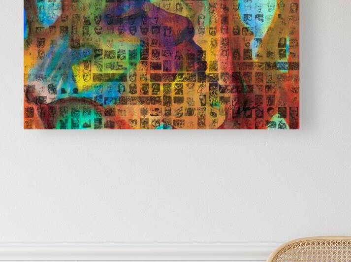 Mosaic silhouette abstract mango photo collage contact sheets FINAL by Marc Melis