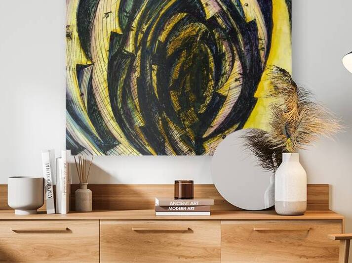 Moonlight Sonata   Abstract 16x12 Marc  Melis   2 by Marc Melis