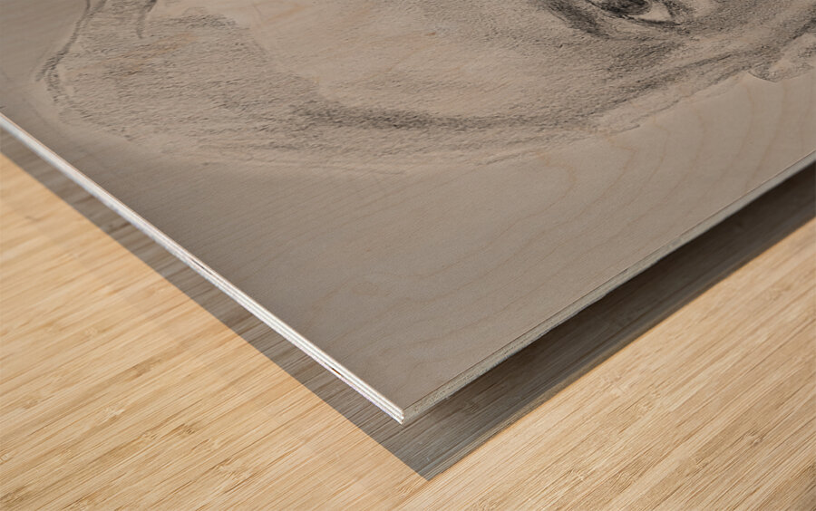 Sketch Portrait | Marc Melis Wood print